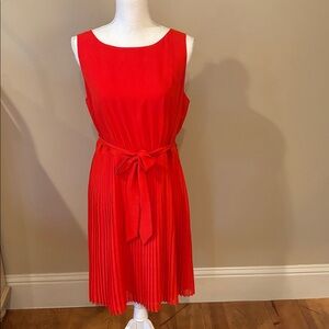 White House Black Market Vibrant orange cocktail dress!